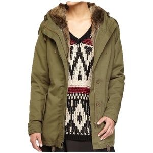 Faux Fur Lined Parka by Cotton On. Size XS.